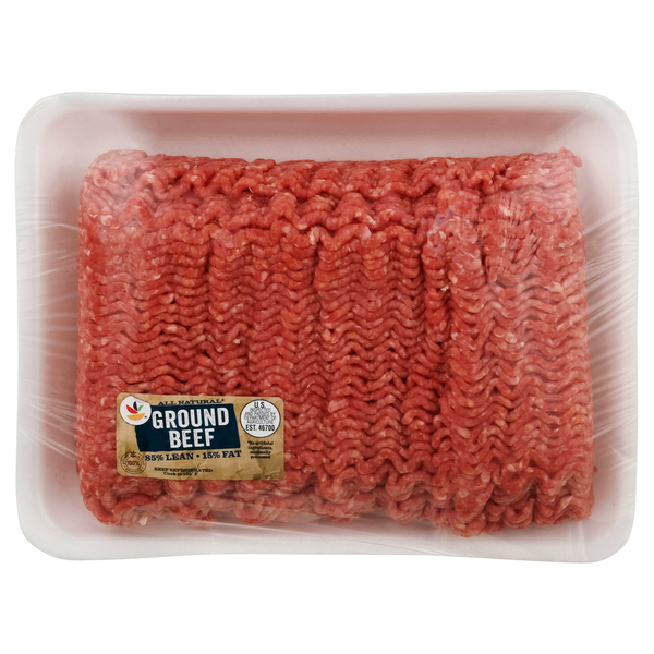 Our Brand 85% Lean 15% Fat Ground Beef Fresh