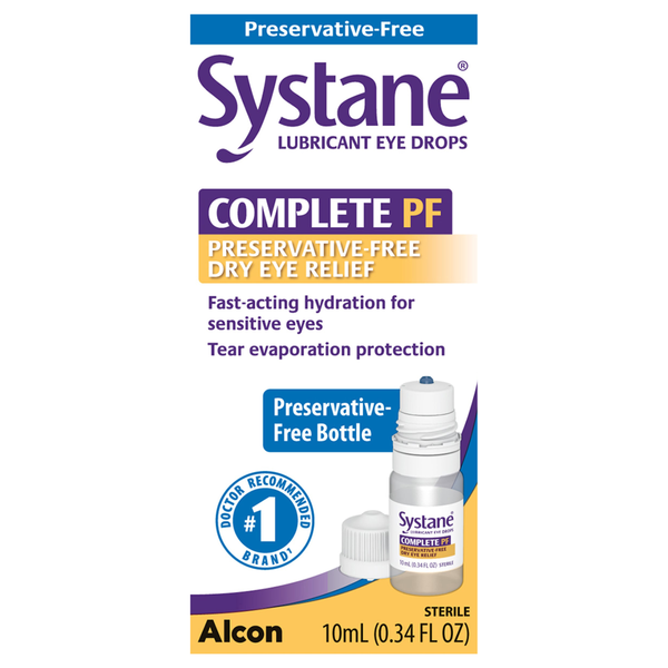 Systane Complete PF Lubricant Dry Eye Relief Drops