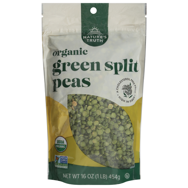 Save on Nature's Truth Green Split Peas Dried Organic Order Online