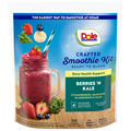 Dole Crafted Bone Health Berries & Kale Smoothie Kit - 4 ct Frozen