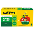 Mott's No Sugar Added Unsweetened Applesauce Pouches Family Size - 20 ct