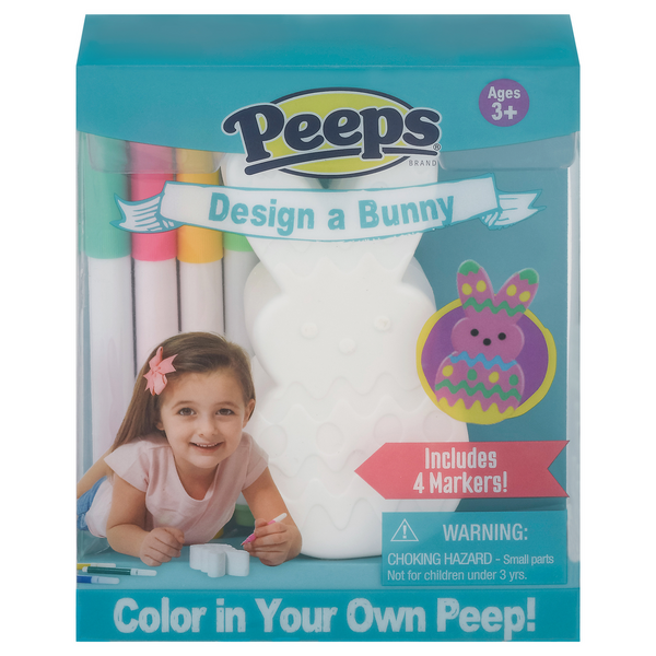 PEEPS Design A Bunny with Markers Ages 3+