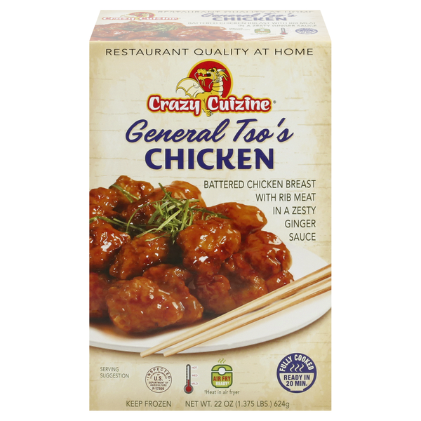 Crazy Cuizine General Tso's Chicken Entree Frozen Meal