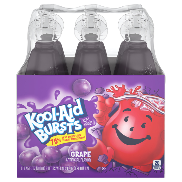 Kool-Aid Bursts Grape Soft Drink - 6 pk