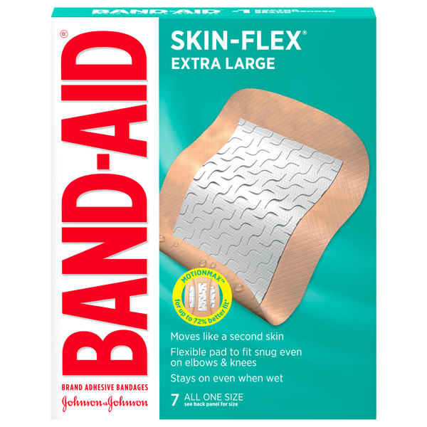 Band-Aid Skin-Flex Adhesive Bandages Extra Large
