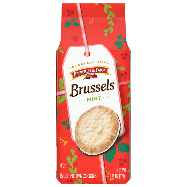 Pepperidge Farm Distinctive Cookies Brussels Mint