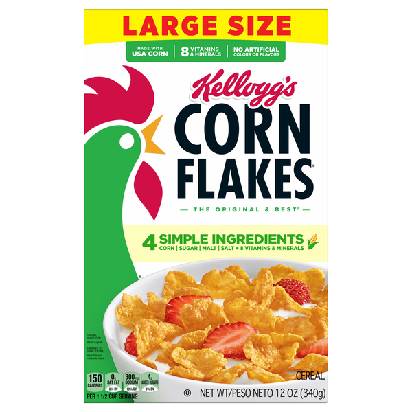 Kellogg's Corn Flakes Cereal Large Size
