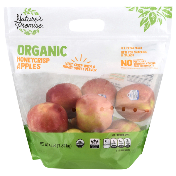 Nature's Promise Organic Honeycrisp Apples Bag