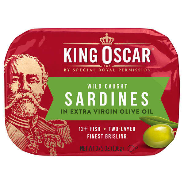 King Oscar Wild Caught Sardines in Extra Virgin Olive Oil Two-Layer