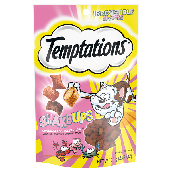 Temptations ShakeUps Crustacean Celebration Crunchy & Soft Cat Treats