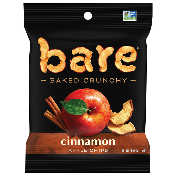 Bare Baked Crunchy Dried Fruit Cinnamon Apple Chips
