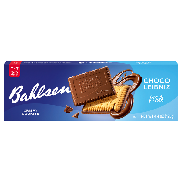 Bahlsen Choco Leibniz Crispy Milk Chocolate Cookies