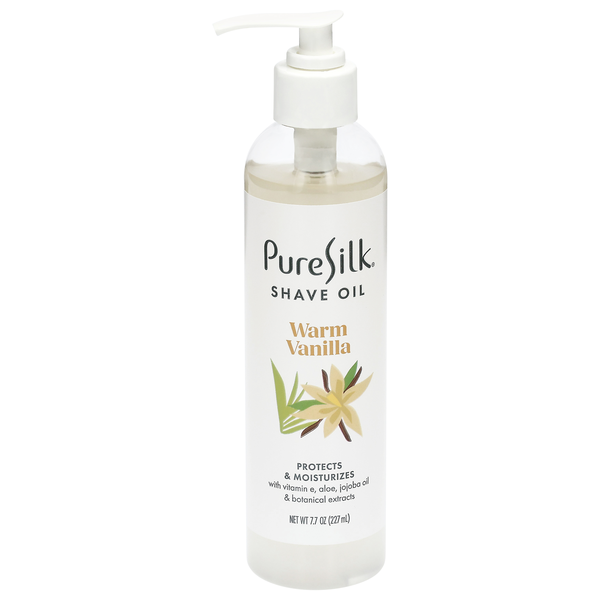 Pure Silk Warm Vanilla Shave Oil Pump