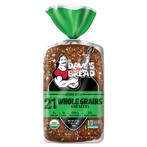 Dave's Killer Bread Organic 21 Whole Grains & Seeds Sliced Bread
