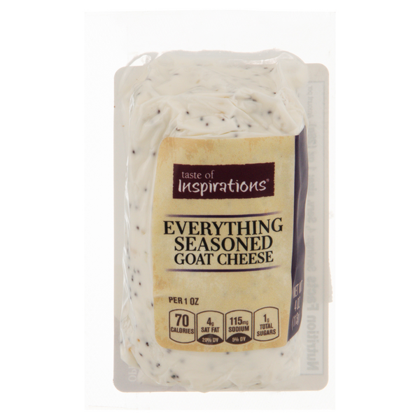 Taste of Inspirations Everything Seasoned Goat Cheese Log