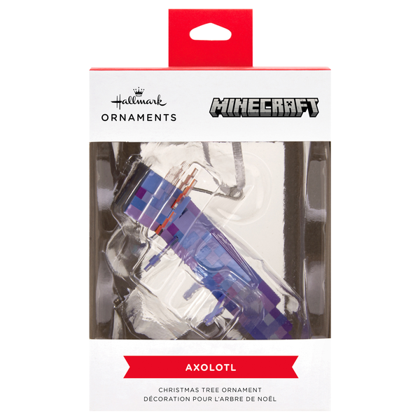 Hallmark Minecraft Blue Axolotl Christmas Ornament