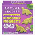 Actual Veggies Broccoli & Potato Dinosaur Nuggets Frozen