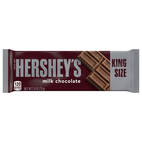 Hershey's Milk Chocolate Candy Bar King Size