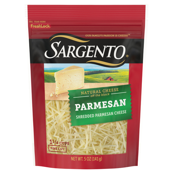 Sargento Off The Block Fine Cut Shredded Parmesan Cheese