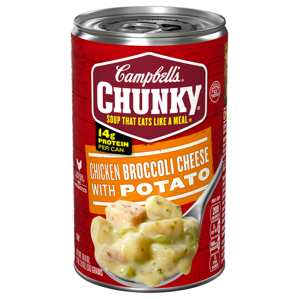 Campbell's Chunky Chicken Broccoli Cheese with Potato Soup