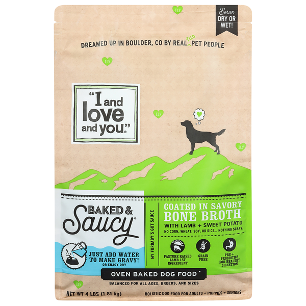 I and Love and You Baked & Saucy Lamb + Sweet Potato Adult Dog Food