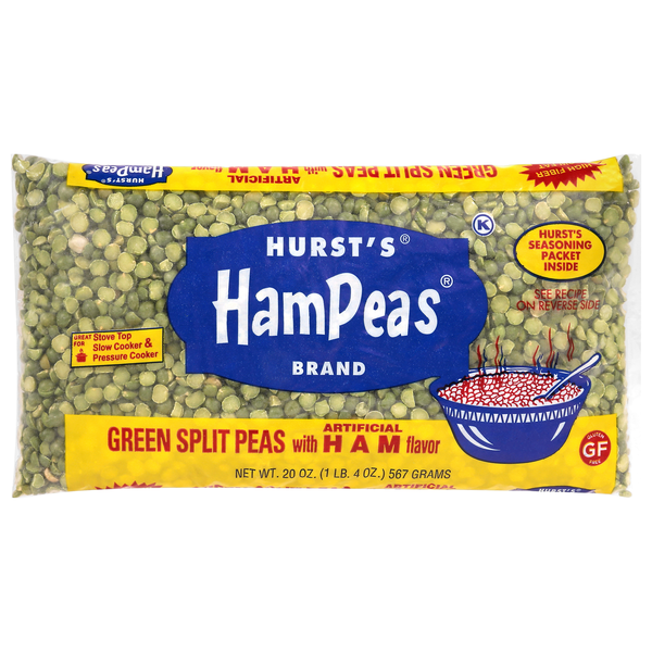Hurst's HamPeas Dried Green Split Peas with Artificial Ham Flavor Packet