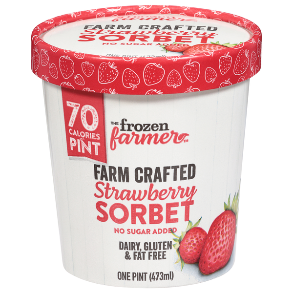 The Frozen Farmer Strawberry Sorbet