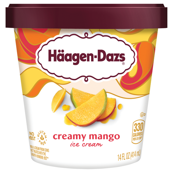 Haagen-Dazs Creamy Mango Ice Cream