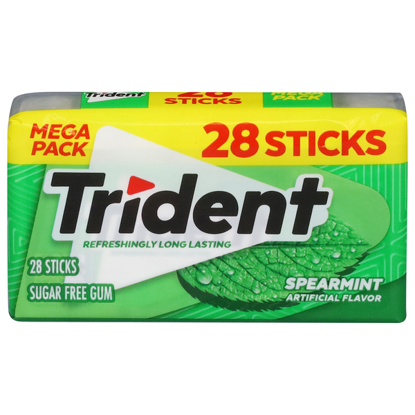 Trident Sugar Free Spearmint Gum Mega Pack