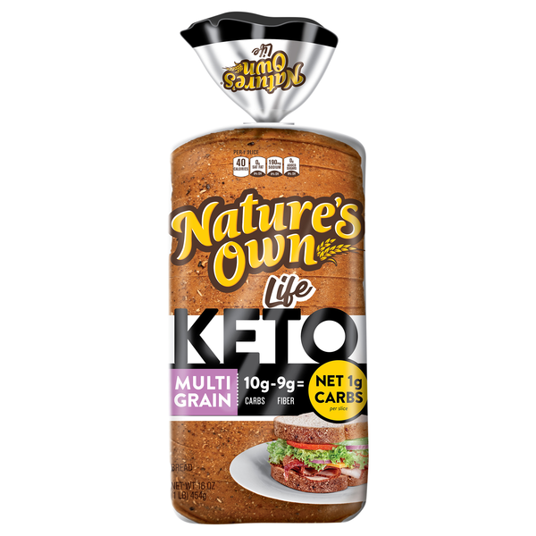 Nature's Own Life Keto 40 Calories Multi Grain Sliced Bread