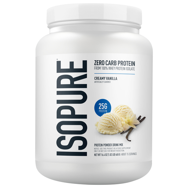 Isopure Creamy Vanilla Protein Powder Drink Mix