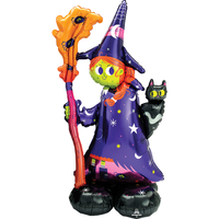 AirLoonz Halloween Witch Decorative Air-Filled Balloon