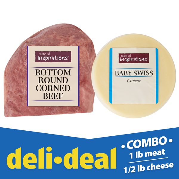 Deli Deal Corned Beef & Baby Swiss Cheese