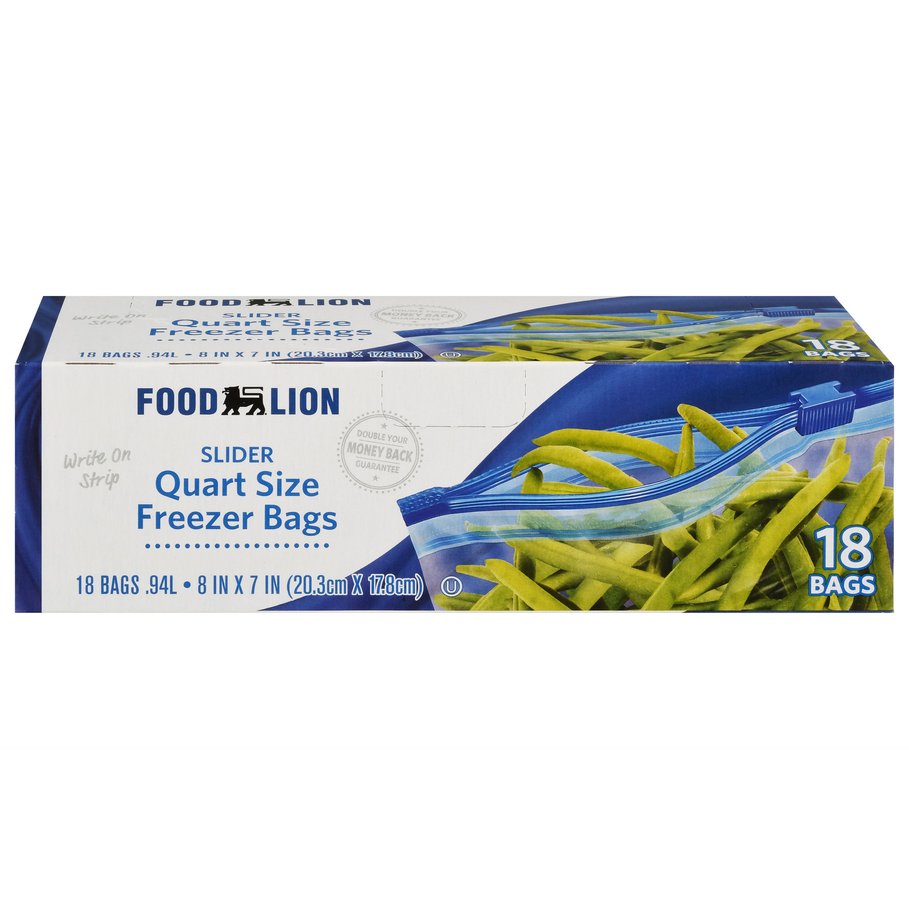 Food Lion Food Lion Freezer Bags Slider Quart Size