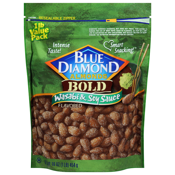 Blue Diamond Almonds Bold Wasabi & Soy Sauce