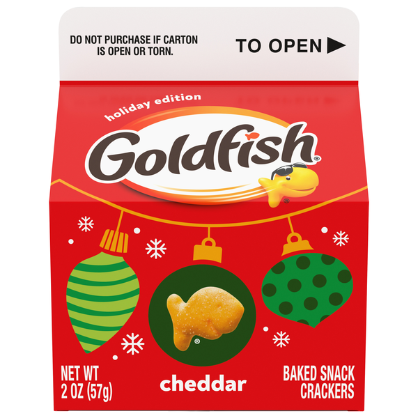Goldfish Winter Cheddar Cheese Crackers