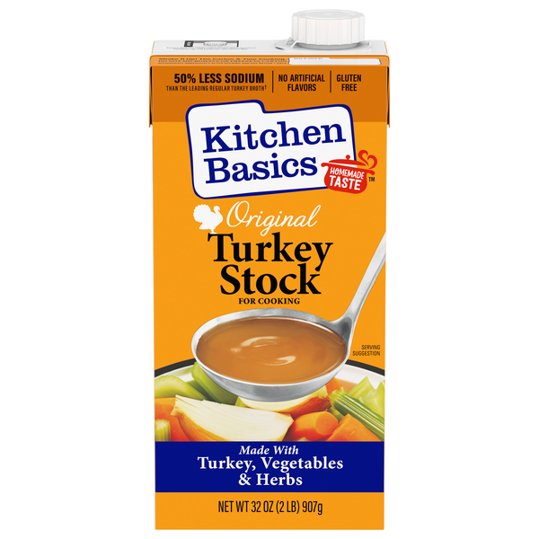 Kitchen Basics Original Turkey Stock for Cooking