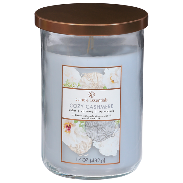 Candle Essentials Cozy Cashmere Scented