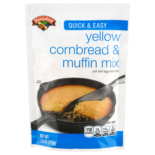 Hannaford Yellow Cornbread & Muffin Mix