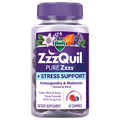 Vicks ZzzQuil Pure Zzzs Blackberry Vanilla Sleep + De-Stress Gummies