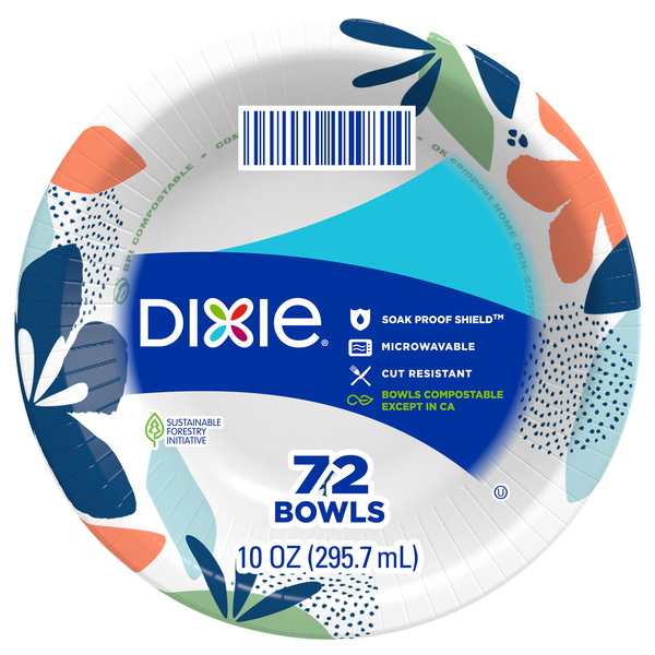 Dixie Paper Bowls 10 oz