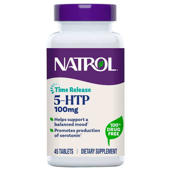 Natrol Extra Strength 100mg 5-HTP Time Release Tablets
