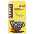 Clipper Organic Caffeine Free Lemon & Ginger Herbal Tea Bags