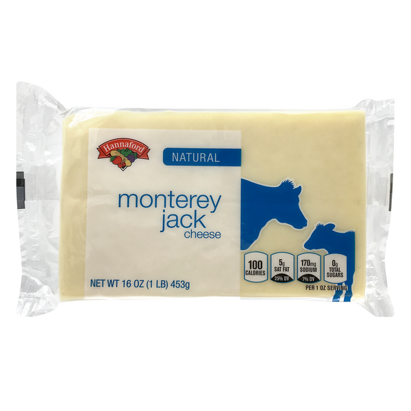 Hannaford Natural Monterey Jack Block