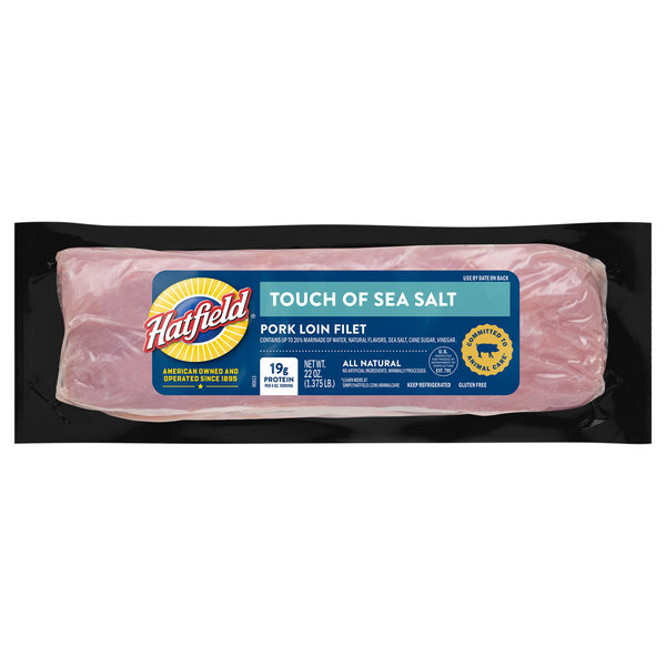 Hatfield Touch Of Sea Salt Marinated Pork Loin Filet