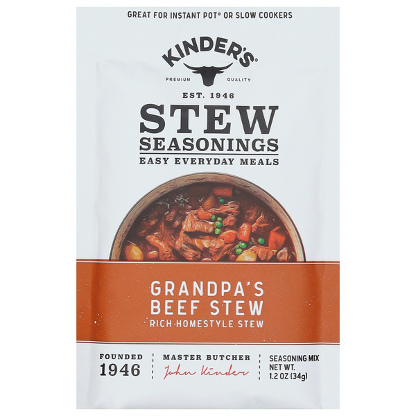 Kinder's Grandpa's Beef Stew Seasoning Packet