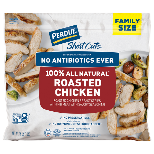 Perdue Short Cuts Roasted Chicken Breast Strips Family Size Fresh