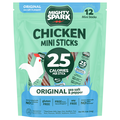 Mighty Spark Original Sea Salt & Pepper Mini Chicken Sticks - 12 ct
