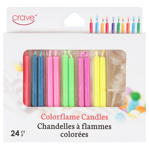 Crave Colorflame Candles