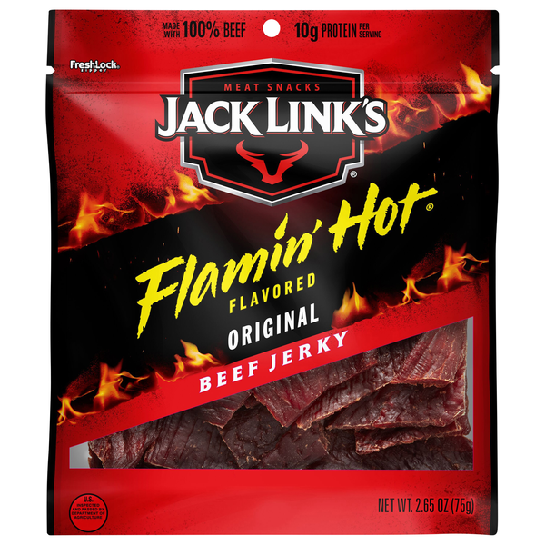 Jack Link's Flamin' Hot Original 10g Protein Beef Jerky